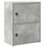 VidaXL Boekenkast 40x24x52 cm bewerkt hout betongrijs