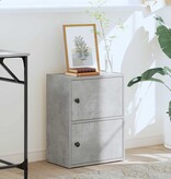 VidaXL Boekenkast 40x24x52 cm bewerkt hout betongrijs