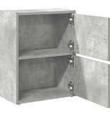 VidaXL Boekenkast 40x24x52 cm bewerkt hout betongrijs