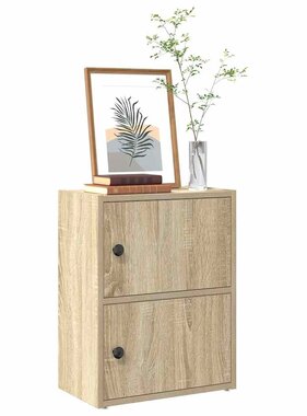 VidaXL Boekenkast 40x24x52 cm bewerkt hout sonoma eikenkleurig