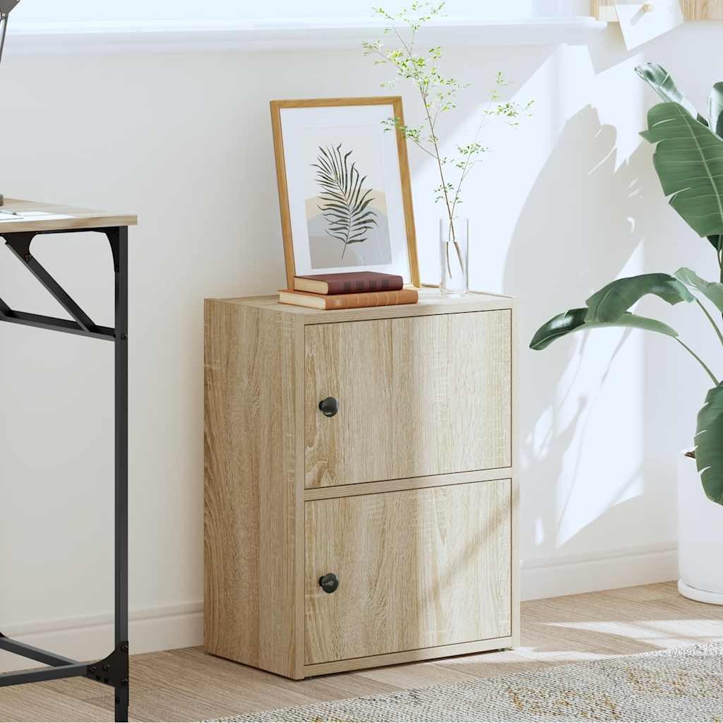 VidaXL Boekenkast 40x24x52 cm bewerkt hout sonoma eikenkleurig
