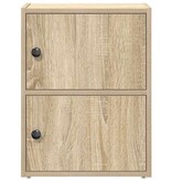 VidaXL Boekenkast 40x24x52 cm bewerkt hout sonoma eikenkleurig