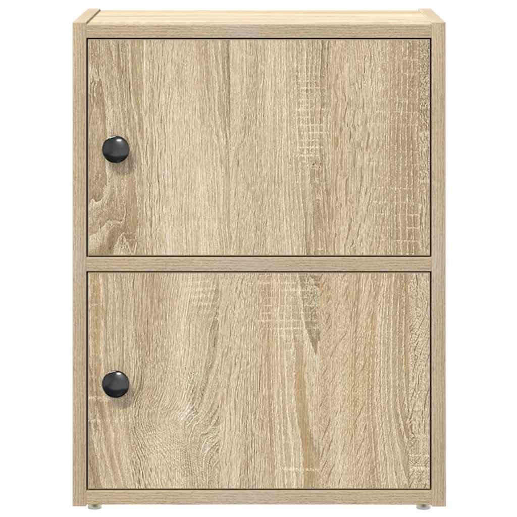 VidaXL Boekenkast 40x24x52 cm bewerkt hout sonoma eikenkleurig