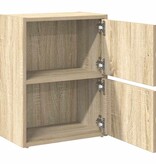 VidaXL Boekenkast 40x24x52 cm bewerkt hout sonoma eikenkleurig