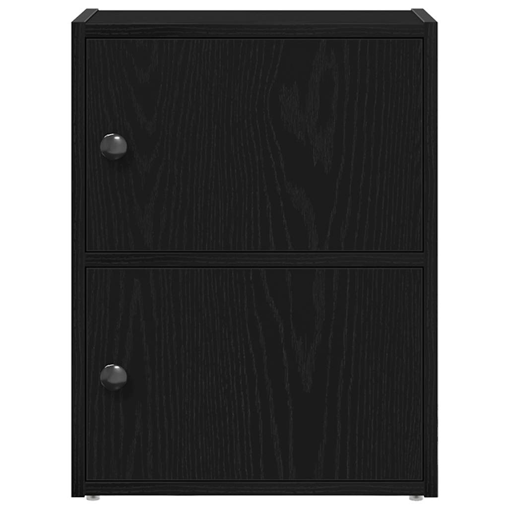 VidaXL Boekenkast 40x24x52 cm bewerkt hout zwart eikenkleurig