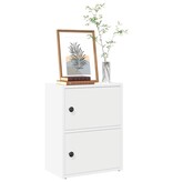 VidaXL Boekenkast 40x24x52 cm bewerkt hout wit