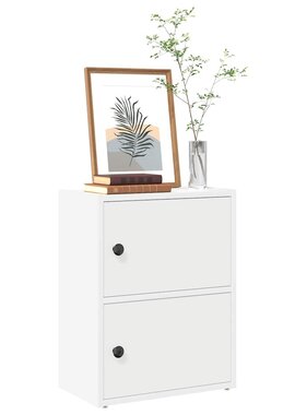 VidaXL Boekenkast 40x24x52 cm bewerkt hout wit