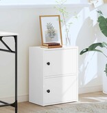 VidaXL Boekenkast 40x24x52 cm bewerkt hout wit