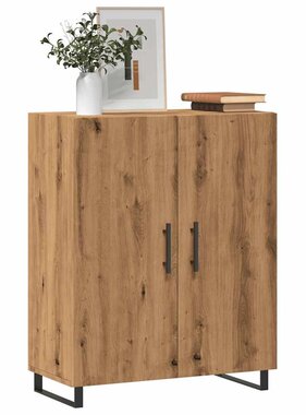 VidaXL Dressoir 69,5x34x90 cm bewerkt hout artisanaal eikenkleur
