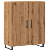 VidaXL Dressoir 69,5x34x90 cm bewerkt hout artisanaal eikenkleur