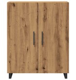 VidaXL Dressoir 69,5x34x90 cm bewerkt hout artisanaal eikenkleur