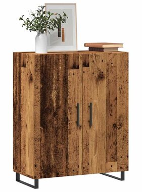 VidaXL Dressoir 69,5x34x90 cm bewerkt hout oud houtkleurig