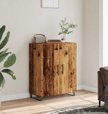 VidaXL Dressoir 69,5x34x90 cm bewerkt hout oud houtkleurig