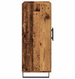 VidaXL Dressoir 69,5x34x90 cm bewerkt hout oud houtkleurig