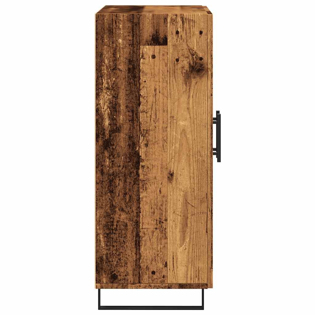 VidaXL Dressoir 69,5x34x90 cm bewerkt hout oud houtkleurig