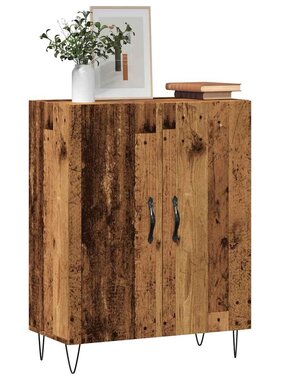 VidaXL Dressoir 69,5x34x90 cm bewerkt hout oud houtkleurig