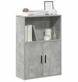 vidaXL Boekenkast 60x24x85 cm bewerkt hout betongrijs