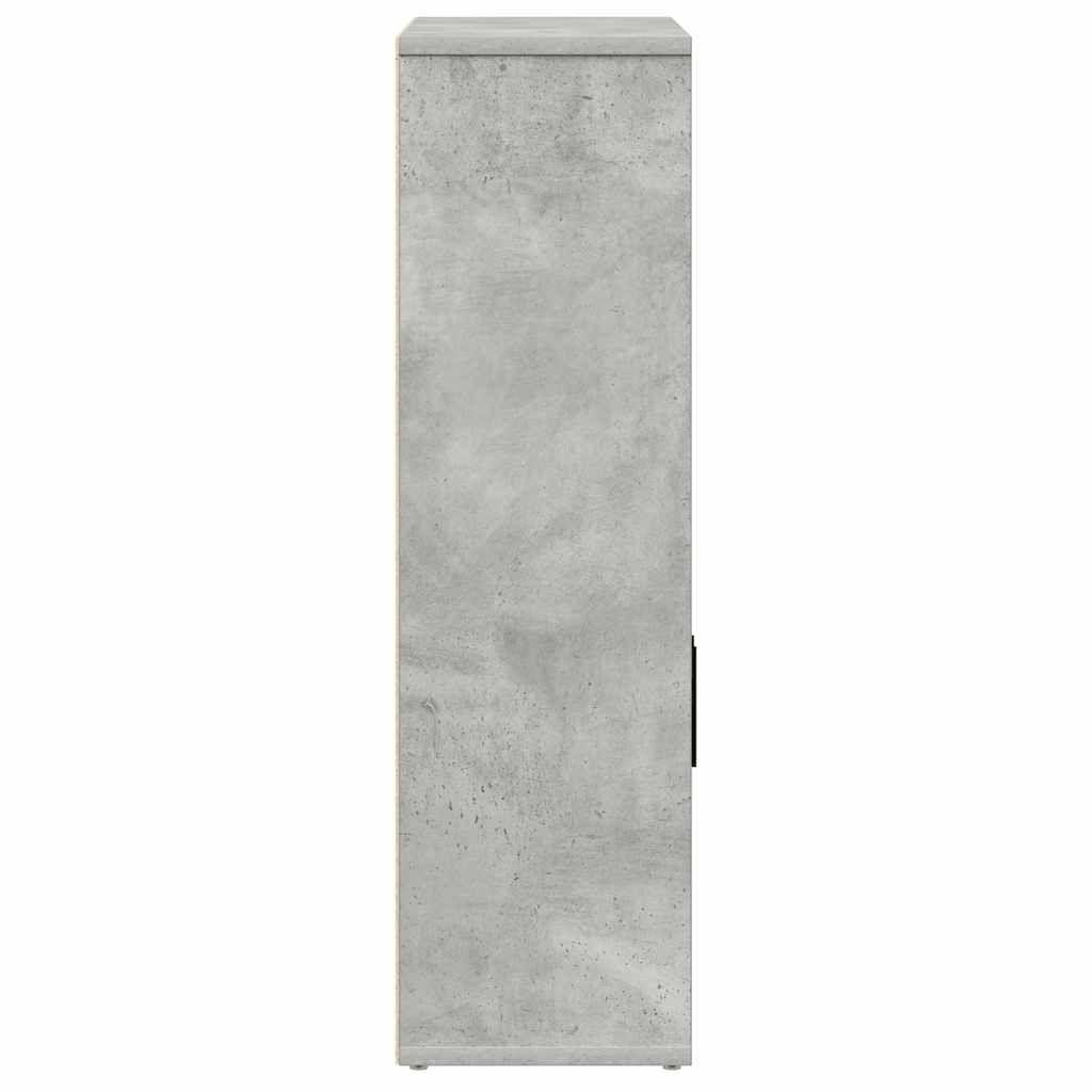 vidaXL Boekenkast 60x24x85 cm bewerkt hout betongrijs
