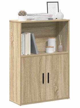 VidaXL Boekenkast 60x24x85 cm bewerkt hout sonoma eikenkleurig