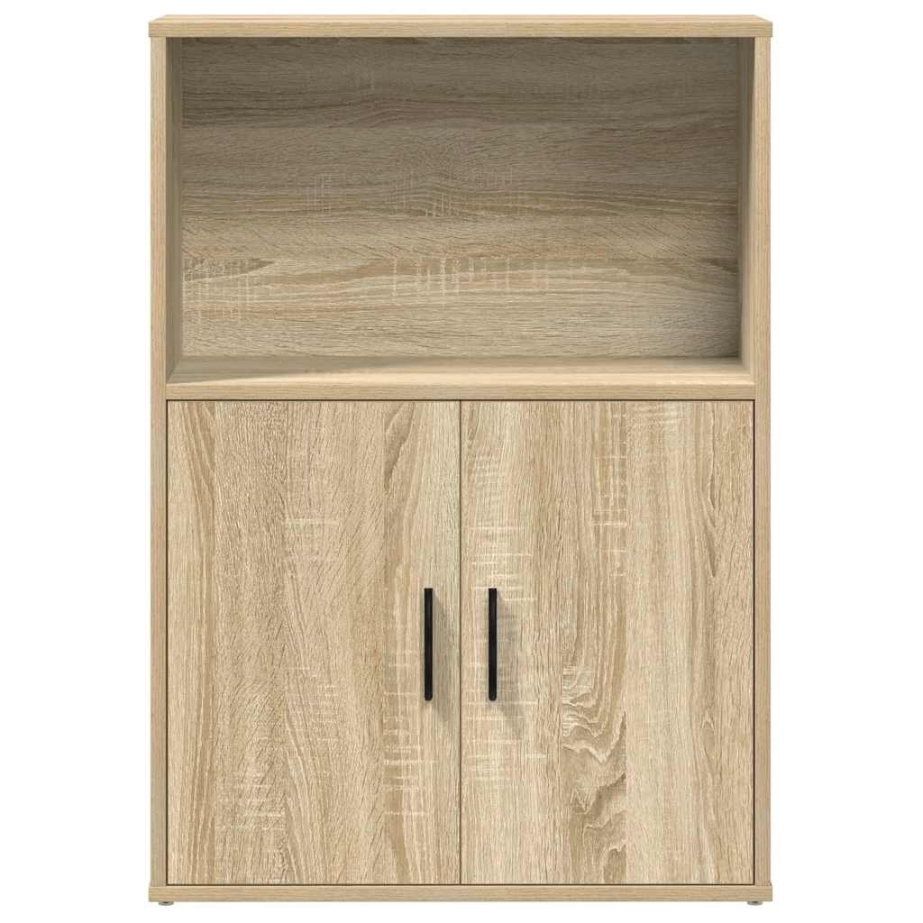 vidaXL Boekenkast 60x24x85 cm bewerkt hout sonoma eikenkleurig