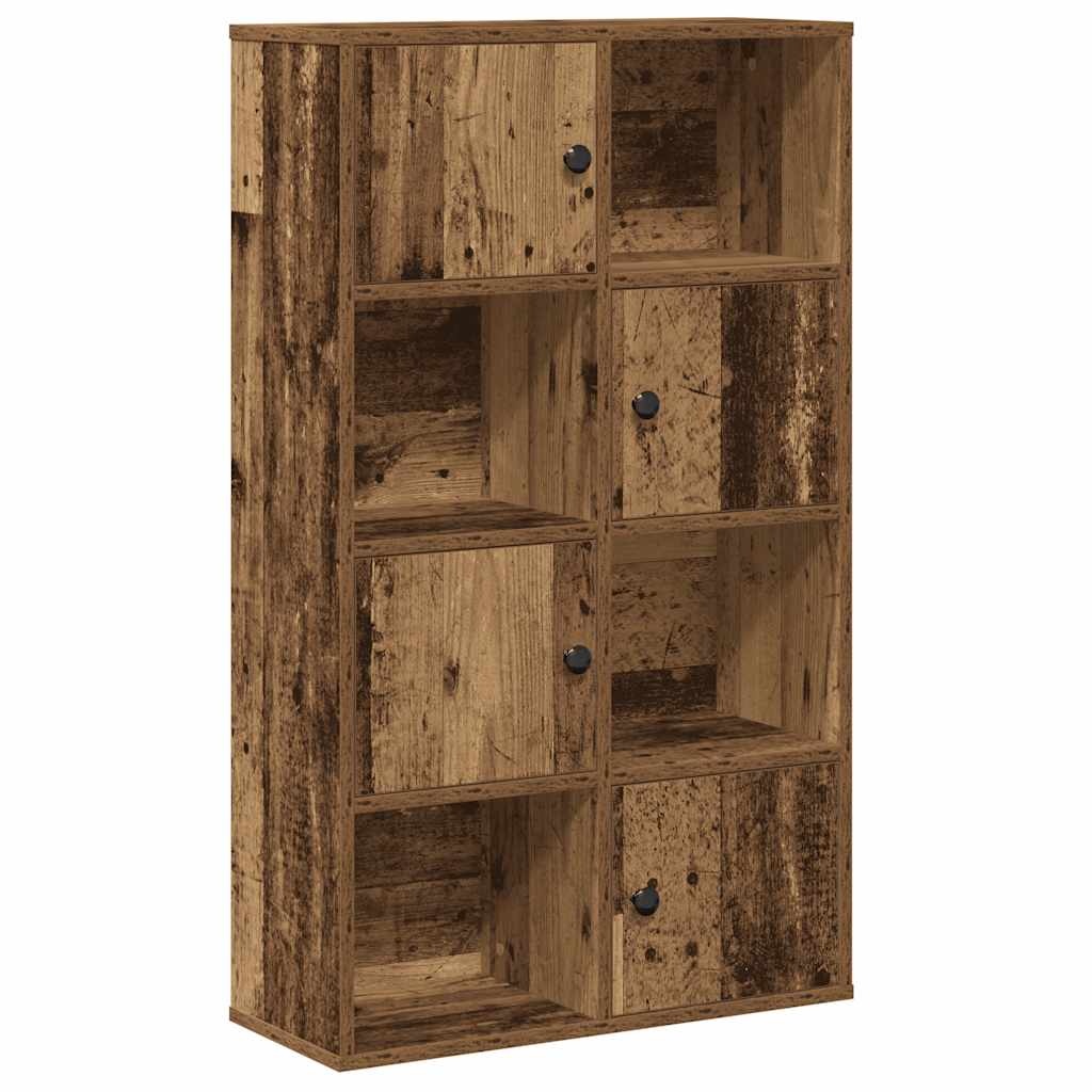 vidaXL Boekenkast 60x24x101,5 cm bewerkt hout oud houtkleurig
