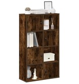 VidaXL Boekenkast 60x24x101,5 cm bewerkt hout gerookt eikenkleurig