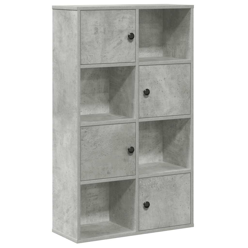 vidaXL Boekenkast 60x24x101,5 cm bewerkt hout betongrijs