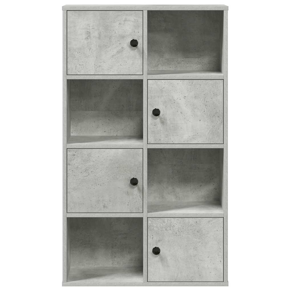 vidaXL Boekenkast 60x24x101,5 cm bewerkt hout betongrijs