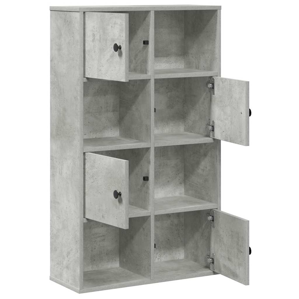vidaXL Boekenkast 60x24x101,5 cm bewerkt hout betongrijs
