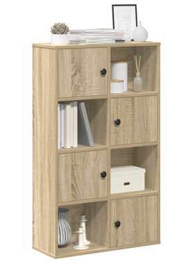 VidaXL Boekenkast 60x24x101,5 cm bewerkt hout sonoma eikenkleurig