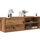 vidaXL Tv-meubel 120x34x37 cm bewerkt hout oud houtkleurig