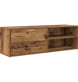 vidaXL Tv-meubel 120x34x37 cm bewerkt hout oud houtkleurig