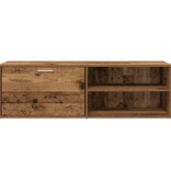 vidaXL Tv-meubel 120x34x37 cm bewerkt hout oud houtkleurig