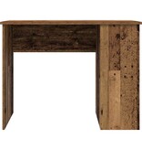 VidaXL Bureau 100x55x75 cm bewerkt hout oud houtkleurig