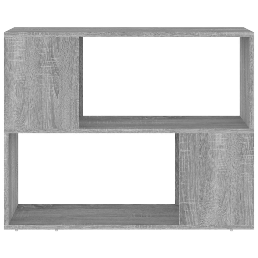 vidaXL Boekenkast/kamerscherm 80x24x63 cm grijs sonoma eikenkleurig