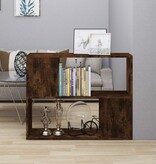 vidaXL Boekenkast/kamerscherm 80x24x63 cm gerookt eikenkleurig