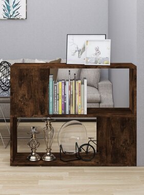 vidaXL Boekenkast/kamerscherm 80x24x63 cm gerookt eikenkleurig