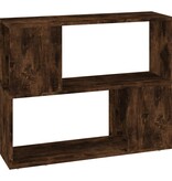 vidaXL Boekenkast/kamerscherm 80x24x63 cm gerookt eikenkleurig
