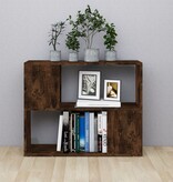 vidaXL Boekenkast/kamerscherm 80x24x63 cm gerookt eikenkleurig