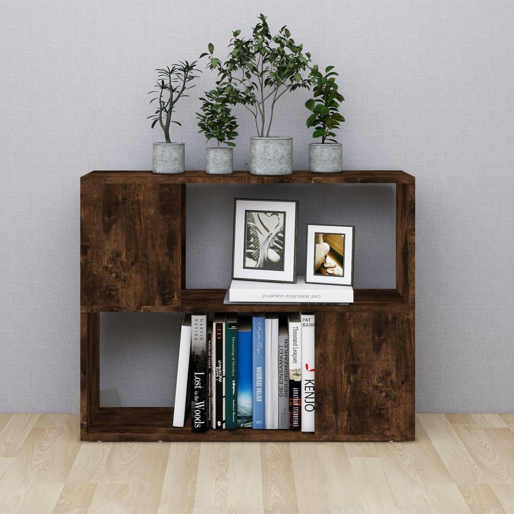 vidaXL Boekenkast/kamerscherm 80x24x63 cm gerookt eikenkleurig
