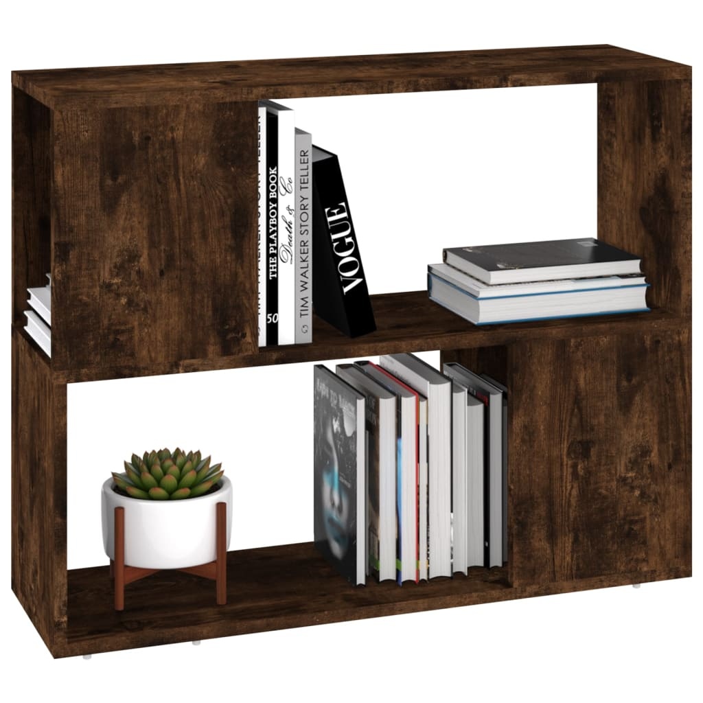 vidaXL Boekenkast/kamerscherm 80x24x63 cm gerookt eikenkleurig