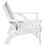 vidaXL Tuinstoelen Adirondack 2 st 75x77x77 cm massief grenenhout wit