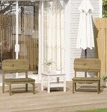 vidaXL Tuinstoelen 2 st 60x52,5x72 cm geïmpregneerd hout