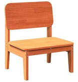 vidaXL Tuinstoelen 2 st 60x52,5x72 cm massief grenenhout wasbruin