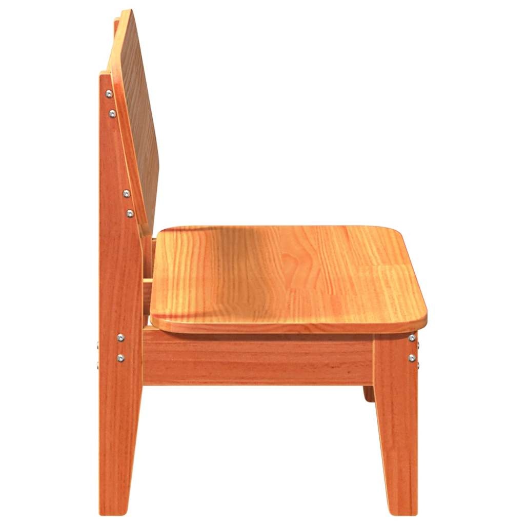 vidaXL Tuinstoelen 2 st 60x52,5x72 cm massief grenenhout wasbruin
