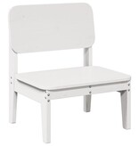 vidaXL Tuinstoelen 2 st 60x52,5x72 cm massief grenenhout wit