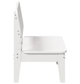 vidaXL Tuinstoelen 2 st 60x52,5x72 cm massief grenenhout wit