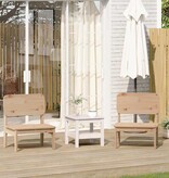 vidaXL Tuinstoelen 2 st 60x52,5x72 cm massief grenenhout