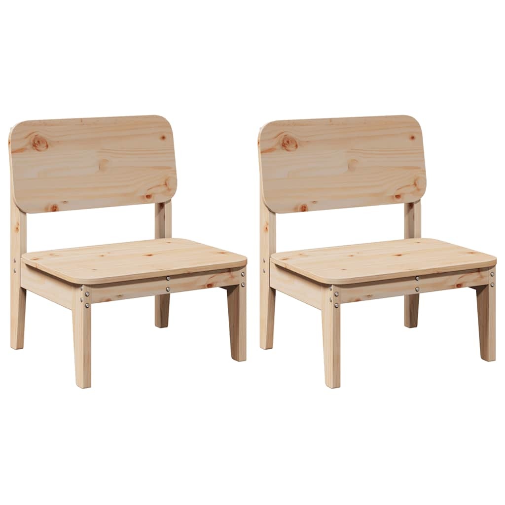 vidaXL Tuinstoelen 2 st 60x52,5x72 cm massief grenenhout