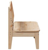 vidaXL Tuinstoelen 2 st 60x52,5x72 cm massief grenenhout